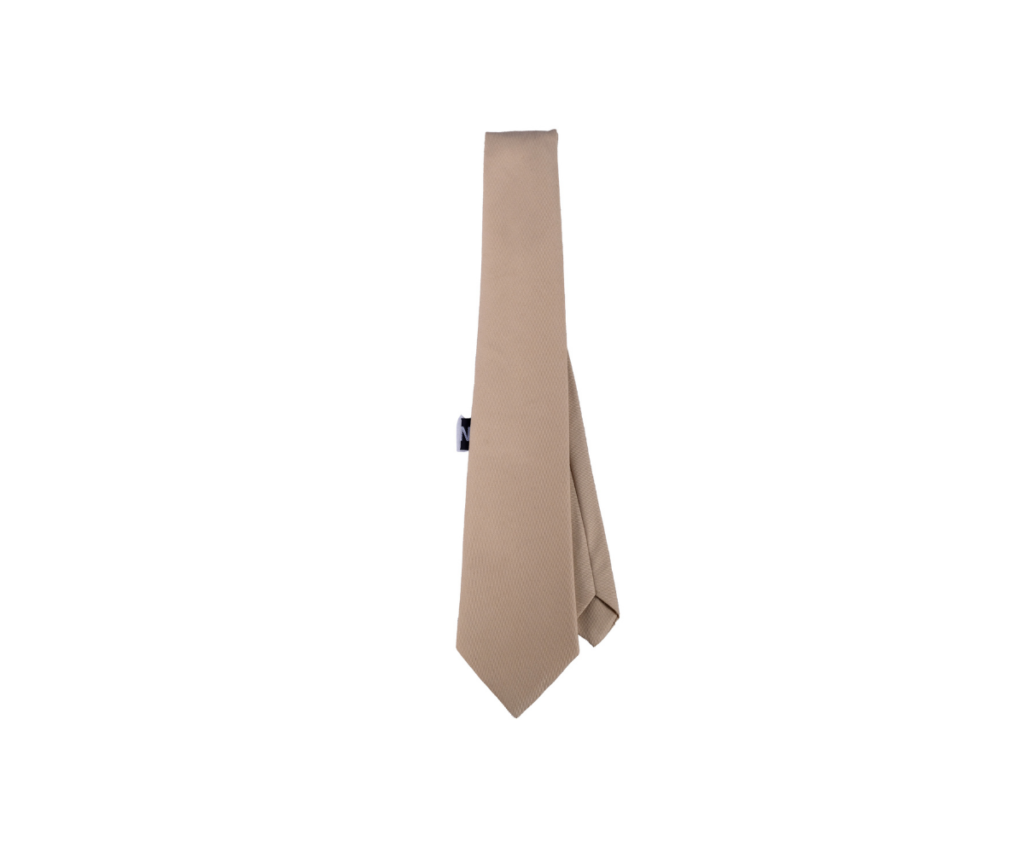 This Beige-tie is likely part of the formal uniform at VVS English.