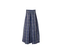 This Navy Blue Check D Skirt is a stylish and practical garment, likely part of the uniform for girls at VVS English. The navy blue check pattern offers a classic and timeless look suitable for a school environment. The "D" in the name likely refers to the shape or style of the skirt, perhaps indicating a flared or A-line cut. This style is generally comfortable and allows for ease of movement, making it suitable for the activities of a school day at VVS English. This Navy Blue Check D Skirt is a key component of the VVS English. uniform, contributing to a neat and uniform appearance among the female students.