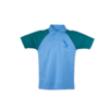 This Sky Blue Sleeves Green shirt is part of the uniform at VVS English.