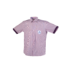 This Lavender-checks-shirt is likely part of the uniform at VVS English.