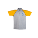 This Grey Tshirt Sleeves Yellow is likely a sports or casual wear option within the VVS Marathi school uniform.